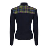 Dairinn Sweater Purple Green Plaid