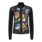 Dairinn Sweater Quilted Dark Daisy
