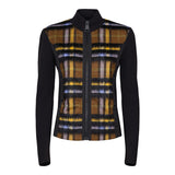 Dairinn Sweater Yellow Brown Plaid