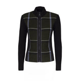 Dairinn Sweater Forest Blue Plaid