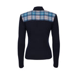 Dairinn Sweater Sky Blue Plaid