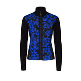 Dairinn Sweater Quilted Small Blue Fiji