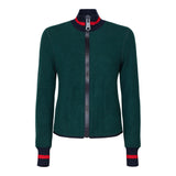 Jersey Zip Green