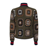 Jersey Zip Hippie Green