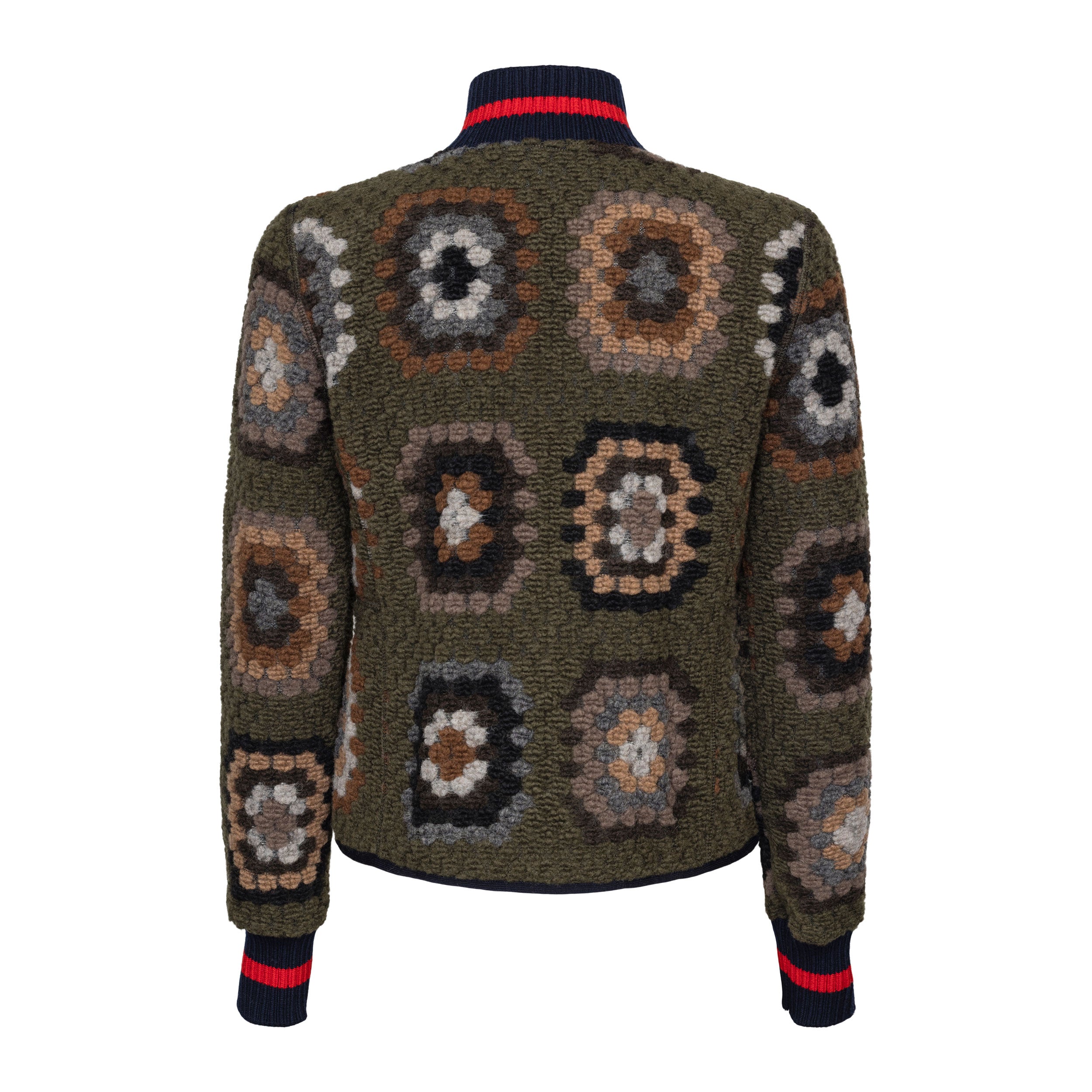 Jersey Zip Hippie Green