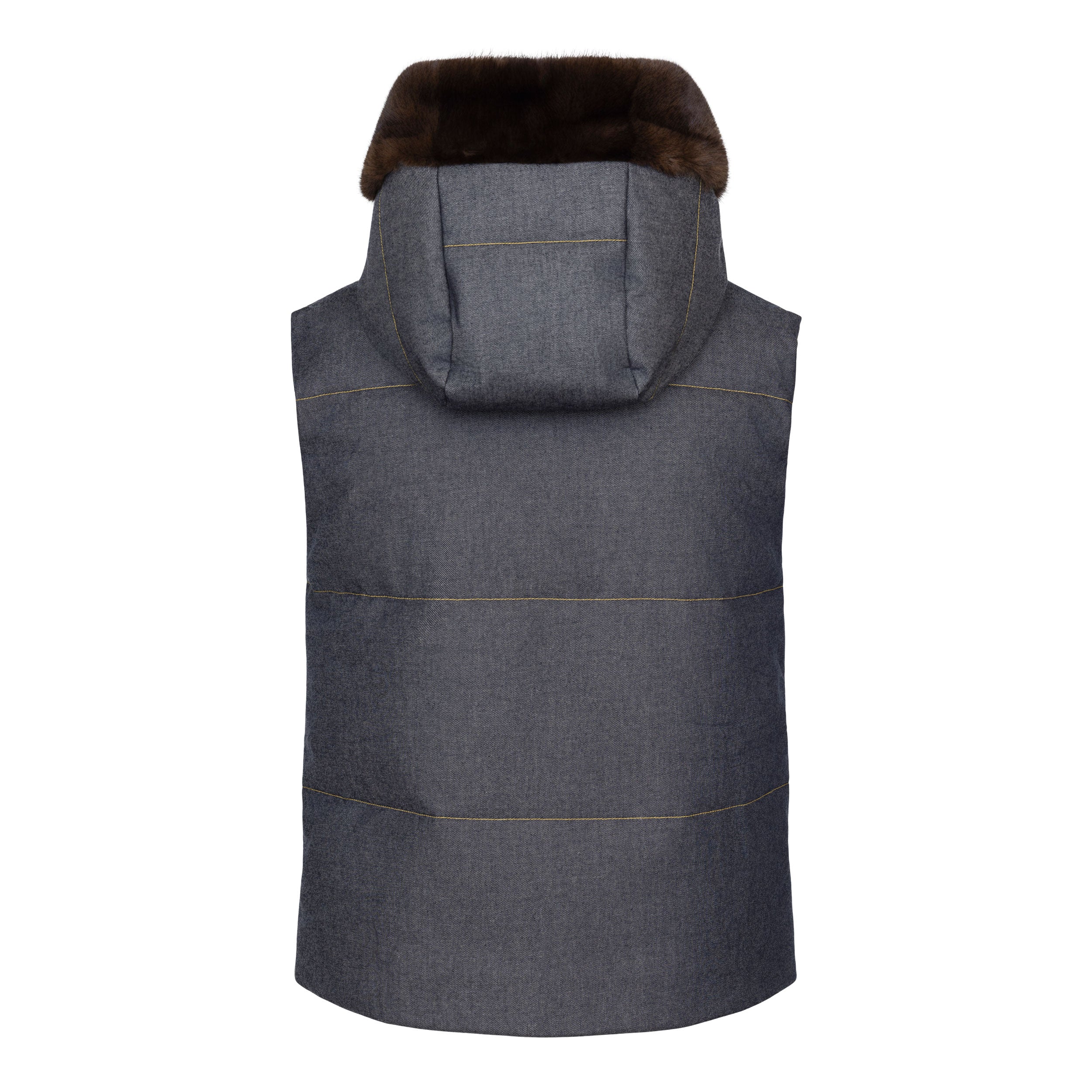 Mink Vest Denim