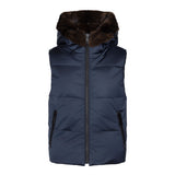 Mink Vest Navy