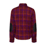 Ski Shirt Fuzzy Brick Plaid