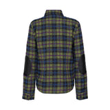 Ski Shirt Purple Green Plaid
