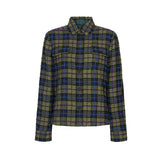 Ski Shirt Purple Green Plaid