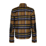 Ski Shirt Yellow Brown Plaid
