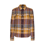 Ski Shirt Brown Plaid