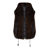 Swing Vest Brown Mink